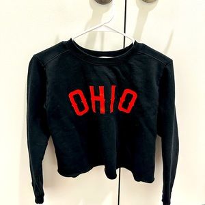 Ohio State cropped crewneck